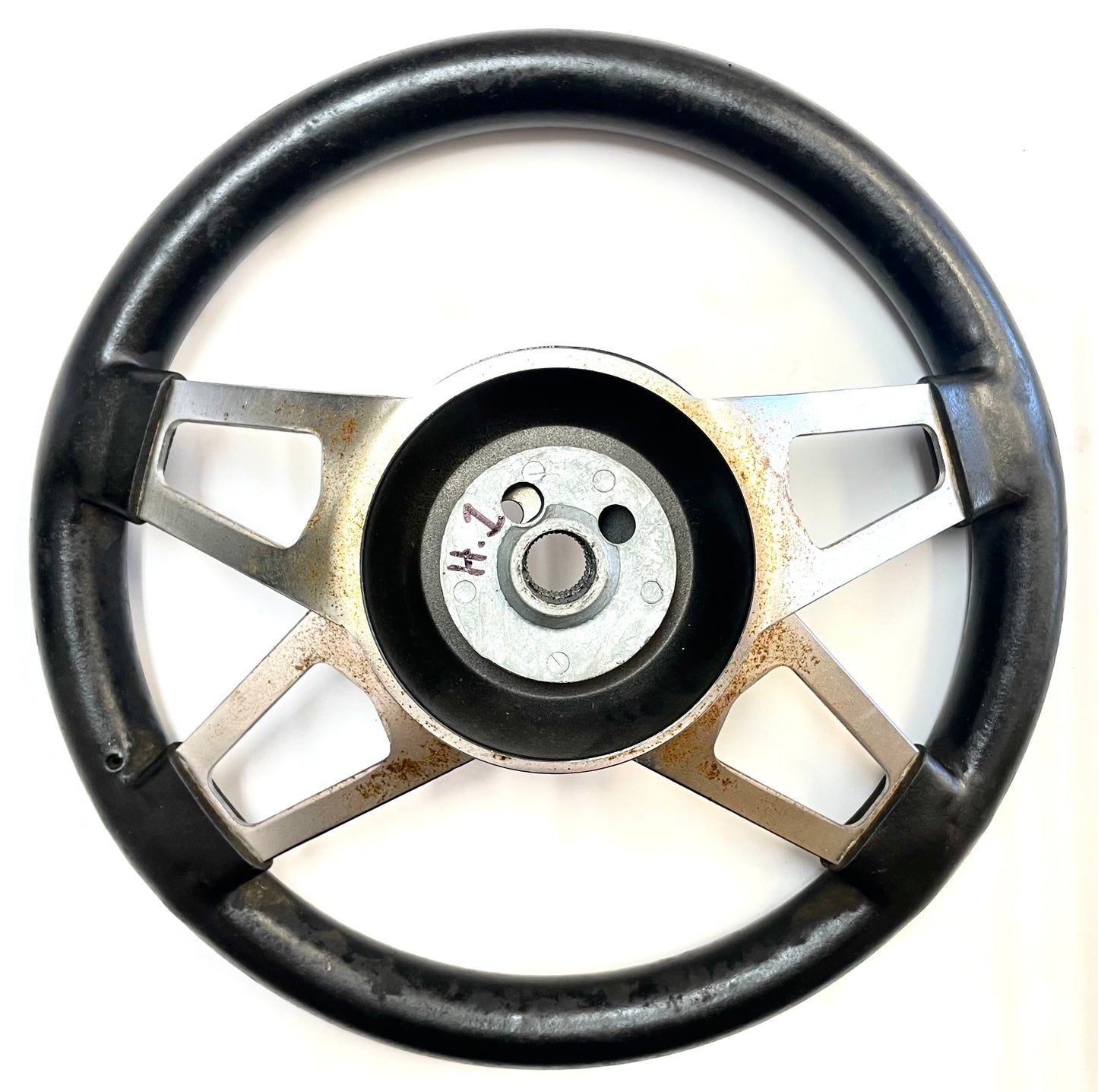 steering wheel with adaptor for Jeep CJ CJ5 CJ7 CJ8 YJ Wrangler 13" diameter!