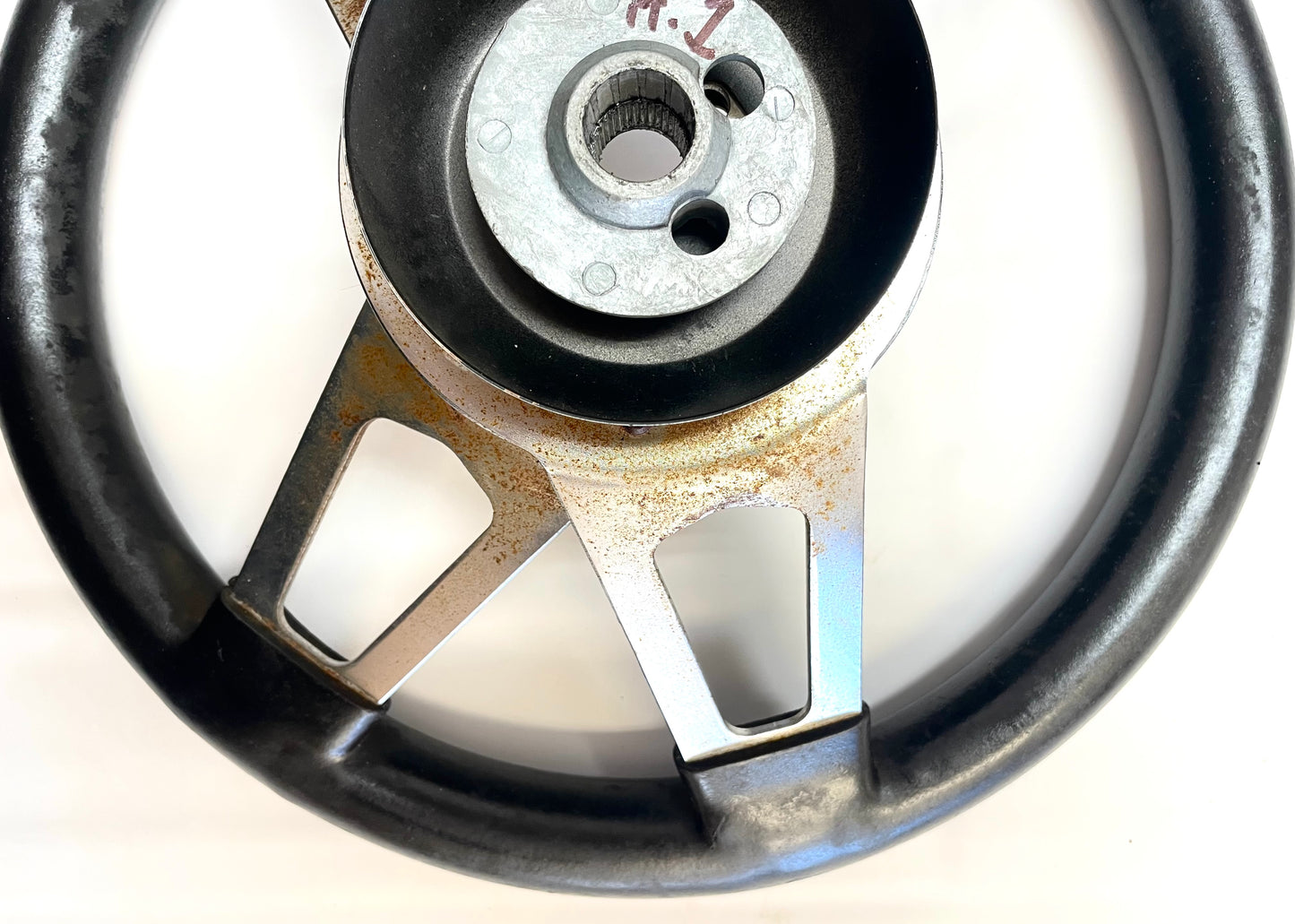 steering wheel with adaptor for Jeep CJ CJ5 CJ7 CJ8 YJ Wrangler 13" diameter!