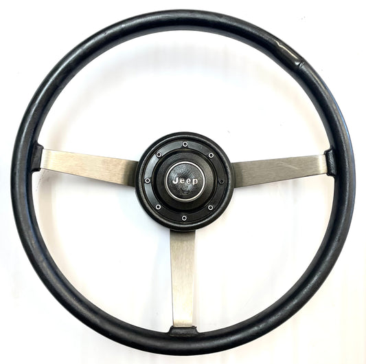 Jeep YJ Dark Grey steering wheel Wrangler CJ5 CJ7 CJ8 OE Factory FREE SHIPPING