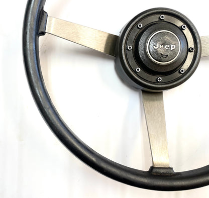 Jeep YJ Dark Grey steering wheel Wrangler CJ5 CJ7 CJ8 OE Factory FREE SHIPPING