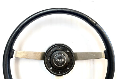 Jeep YJ Dark Grey steering wheel Wrangler CJ5 CJ7 CJ8 OE Factory FREE SHIPPING
