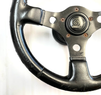 Grant steering wheel with adaptor Jeep CJ CJ5 CJ7 CJ8 YJ Wrangler 13" diameter