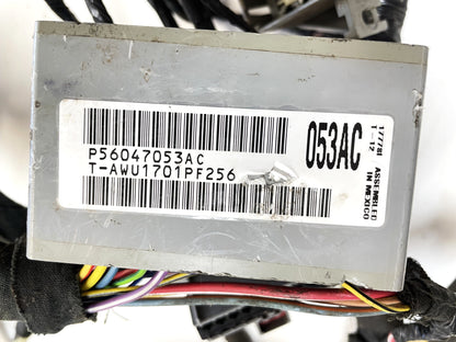 02 Jeep TJ Wrangler Dash Wiring Harness Wire P56047053AC Cross Body FREE SHIP