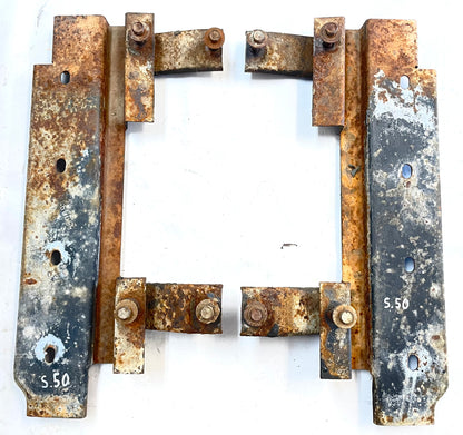 Estribos laterales de metal de fábrica para Jeep YJ 87-95, estribo para Wrangler 