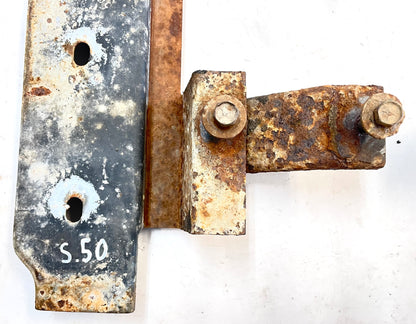 Estribos laterales de metal de fábrica para Jeep YJ 87-95, estribo para Wrangler 