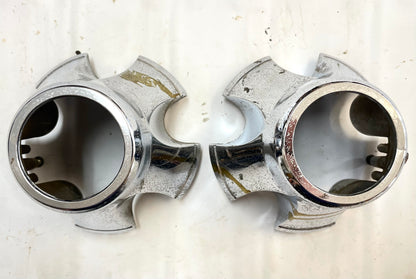 Jeep CJ Laredo chrome Center caps Front wheels CJ5 CJ7 CJ8 AMC cap wheel centers