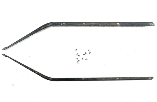 Jeep YJ half door upper retainer track metal channel 87-95 Wrangler soft top !