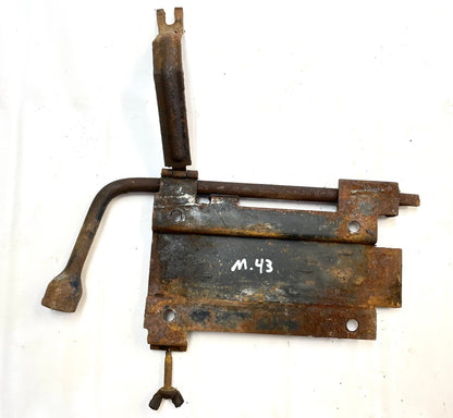 Jeep CJ Jack FACTORY lug wrench fender mount bracket CJ5 CJ7 CJ8 AMC complete