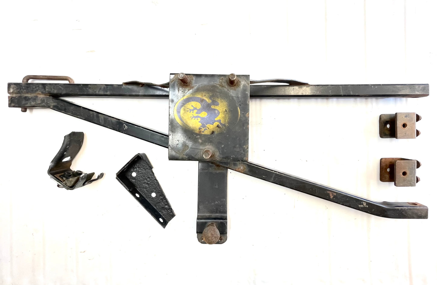 Jeep CJ spare tire rack carrier CJ7 CJ8 Factory swing away w/ brackets FREE SHIP