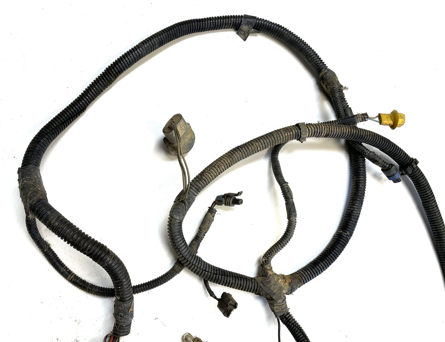 94 - 95 Jeep YJ Wrangler head light wire harness grill wiring turn signal horn