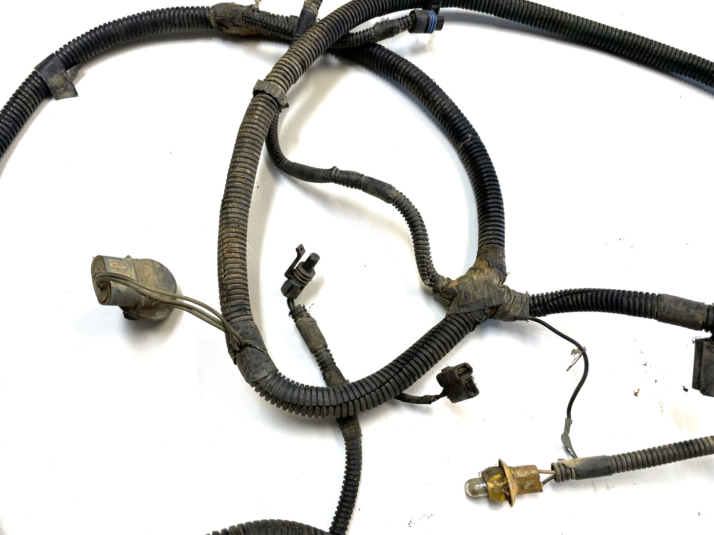 94 - 95 Jeep YJ Wrangler head light wire harness grill wiring turn signal horn