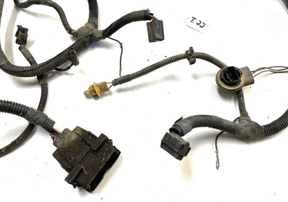 94 - 95 Jeep YJ Wrangler head light wire harness grill wiring turn signal horn