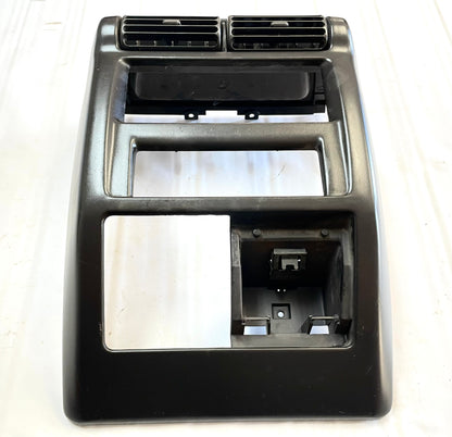 Jeep TJ Wrangler center bezel vent plastic dash trim with vents dark grey agate