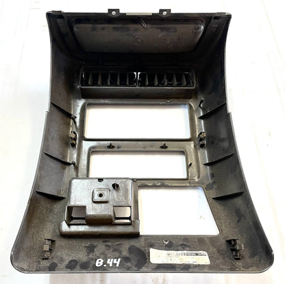 Jeep TJ Wrangler center bezel vent plastic dash trim with vents dark grey agate