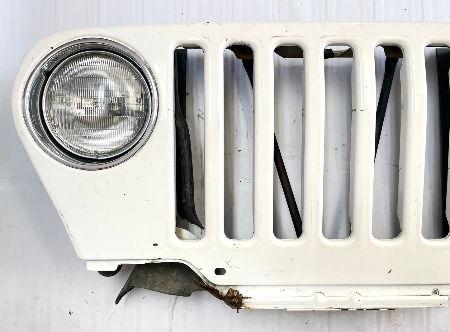 Parrilla Jeep TJ con faros delanteros BLANCA 97-06 Wrangler Grille ENVÍO GRATIS 