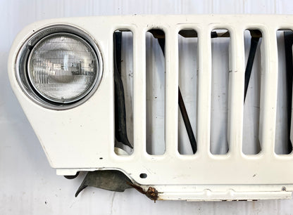 Parrilla Jeep TJ con faros delanteros BLANCA 97-06 Wrangler Grille ENVÍO GRATIS 