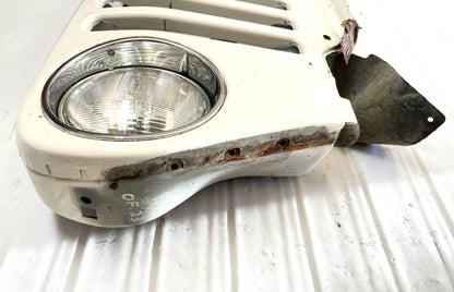 Parrilla Jeep TJ con faros delanteros BLANCA 97-06 Wrangler Grille ENVÍO GRATIS 