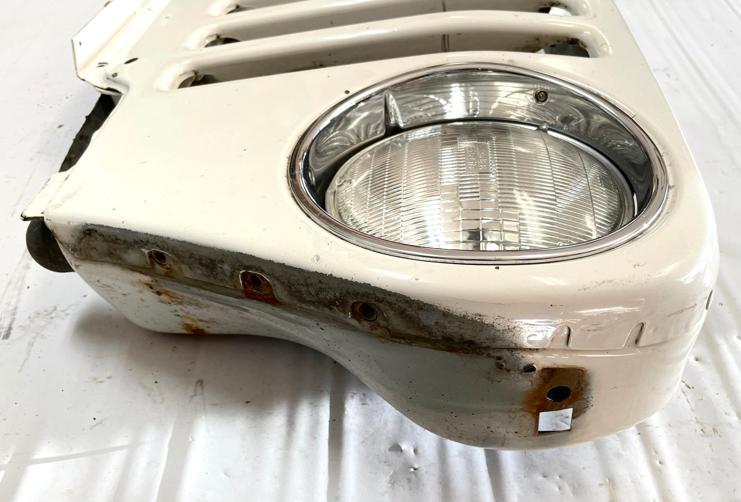 Parrilla Jeep TJ con faros delanteros BLANCA 97-06 Wrangler Grille ENVÍO GRATIS 
