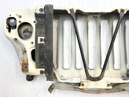 Parrilla Jeep TJ con faros delanteros BLANCA 97-06 Wrangler Grille ENVÍO GRATIS 