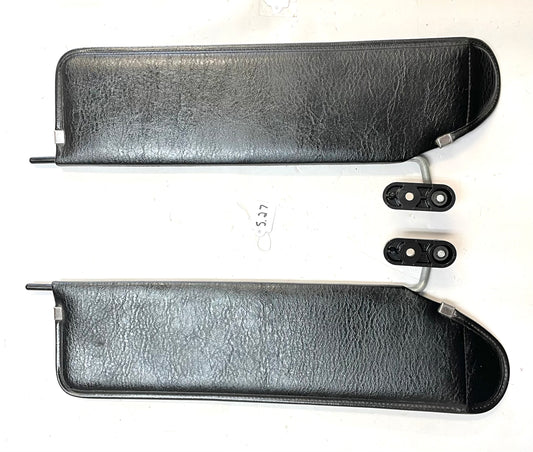 Jeep TJ LJ Factory  sun visors Agate left right pair dark grey 03-06 Wrangler