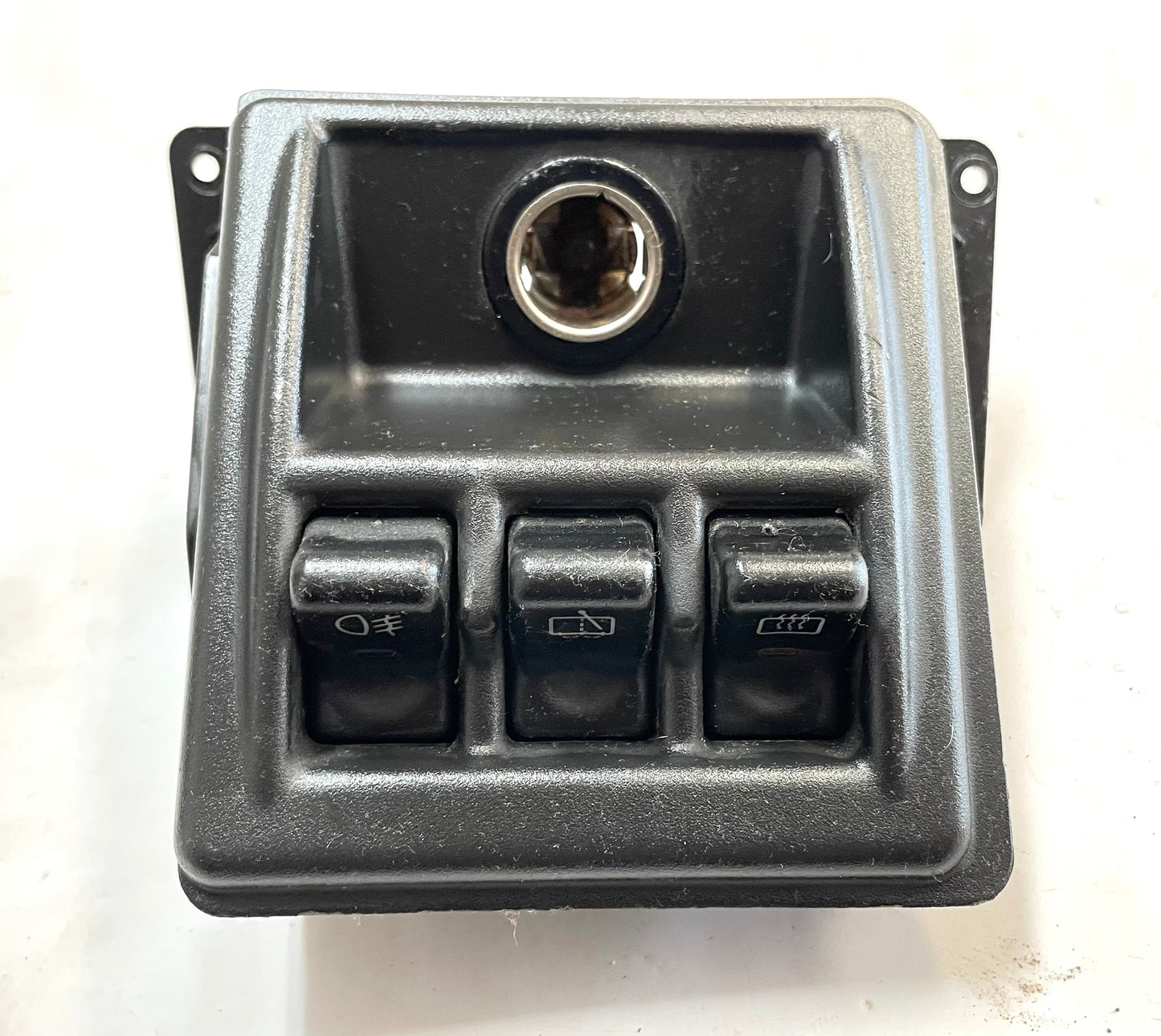 Jeep Wrangler TJ switch bezel 12 volt outlet Dash rear wiper defrost fog light