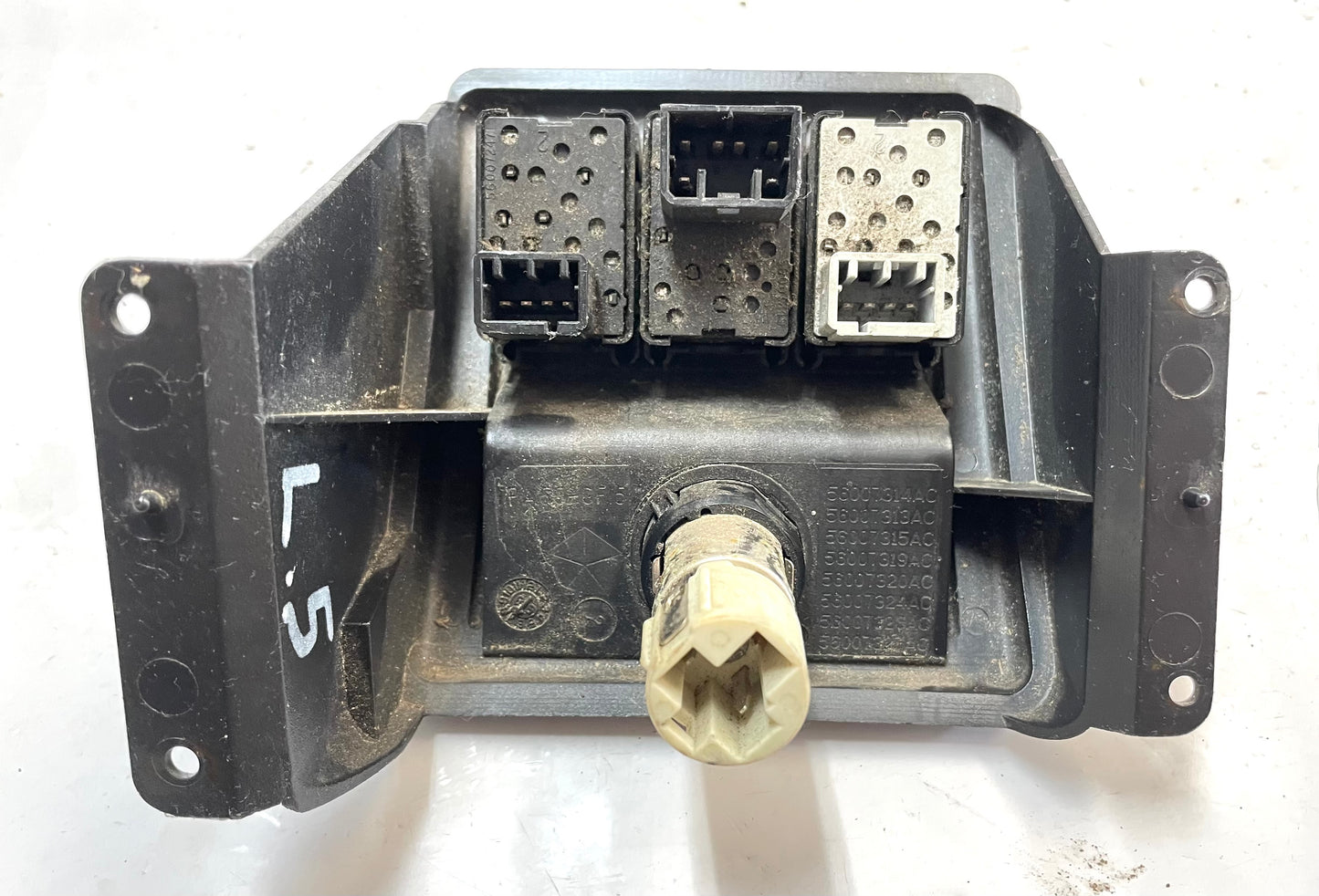 Jeep Wrangler TJ switch bezel 12 volt outlet Dash rear wiper defrost fog light