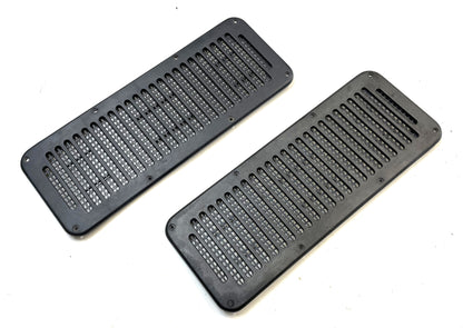 Ventilación de capó de 8 orificios para Jeep YJ (87-95), plástico negro para Wrangler