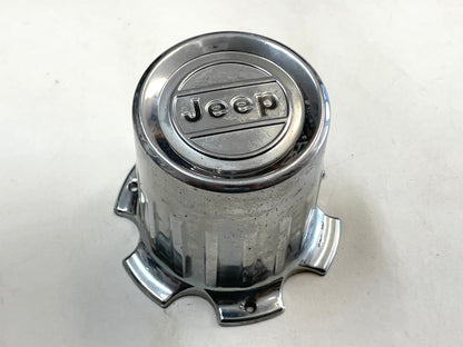 AMC Jeep Cherokee J10 wheel center cap 5361652 chrome 6 lug FREE SHIP