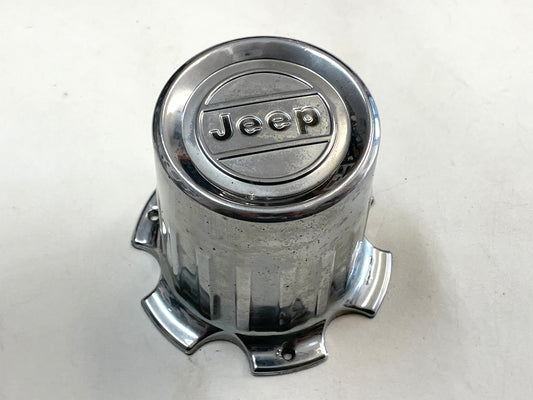 AMC Jeep Cherokee J10 wheel center cap 5361652 chrome 6 lug FREE SHIP