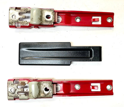 Bisagras para portón trasero Jeep TJ, juego de bisagras para portón trasero, color blanco, para Wrangler 04 05 06