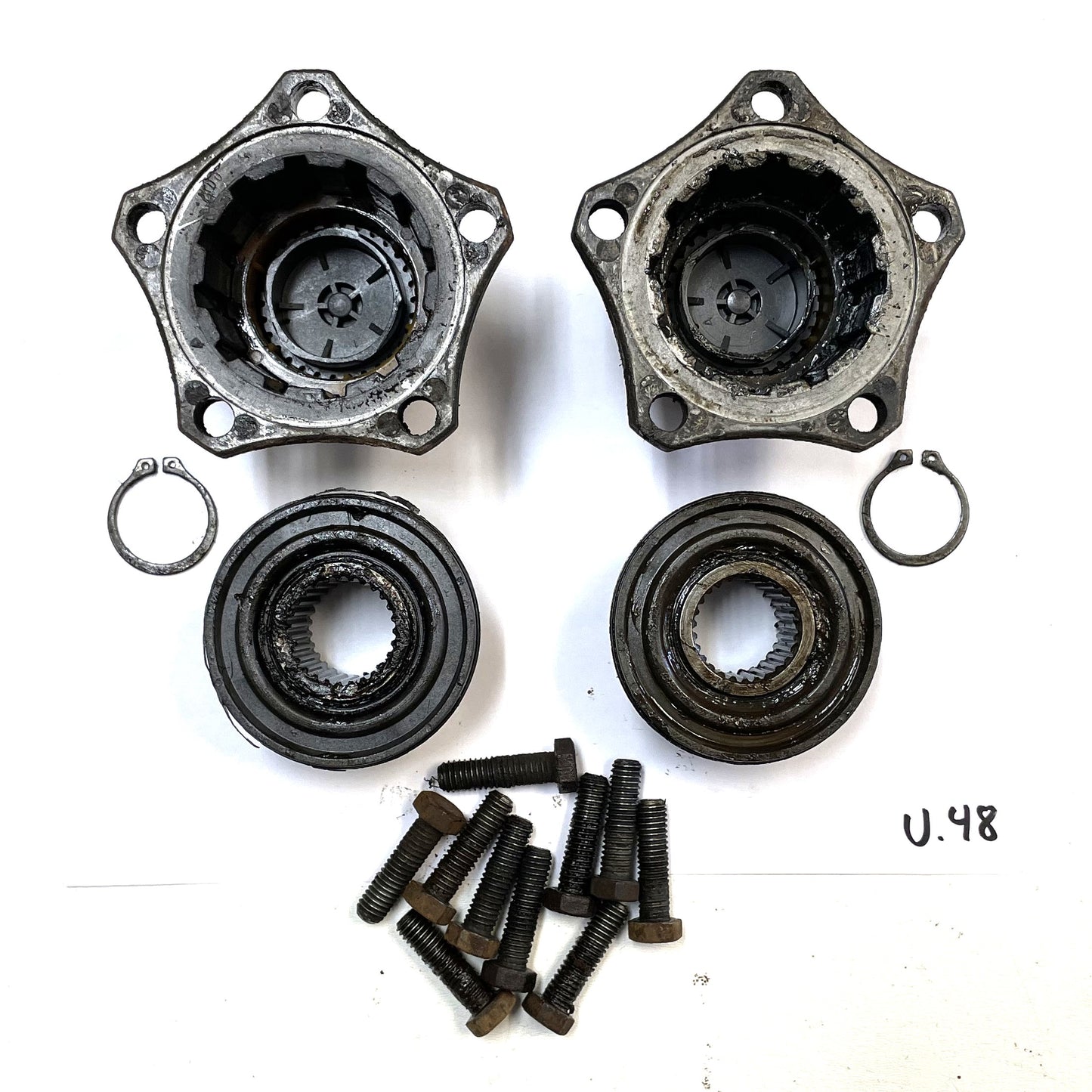 ¡Bujes de 5 pernos para Jeep CJ que se adaptan a modelos CJ5, CJ7 y CJ8 DANA 30 de 81 a 86, eje delantero con bloqueo de serie! 