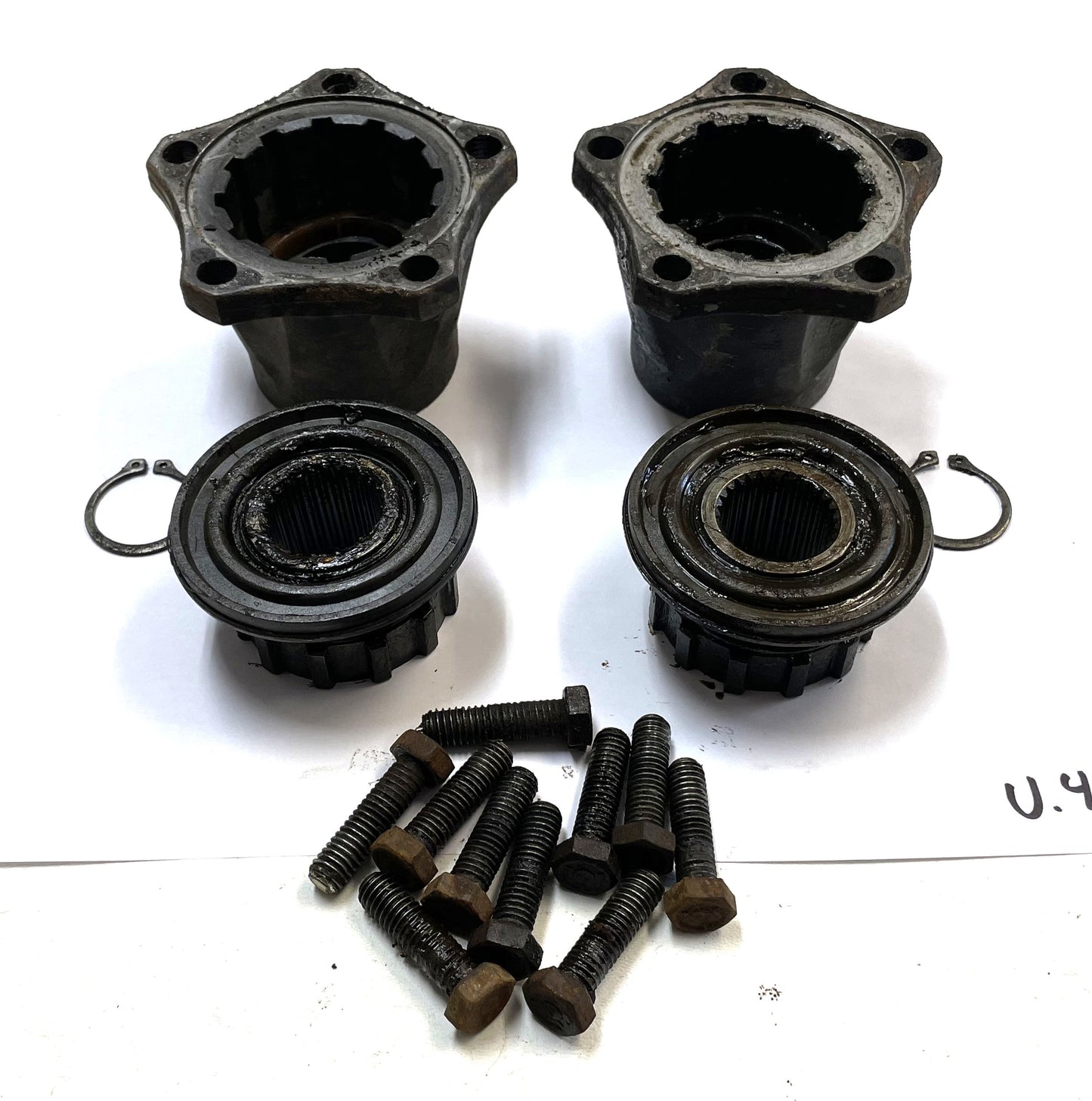 ¡Bujes de 5 pernos para Jeep CJ que se adaptan a modelos CJ5, CJ7 y CJ8 DANA 30 de 81 a 86, eje delantero con bloqueo de serie! 