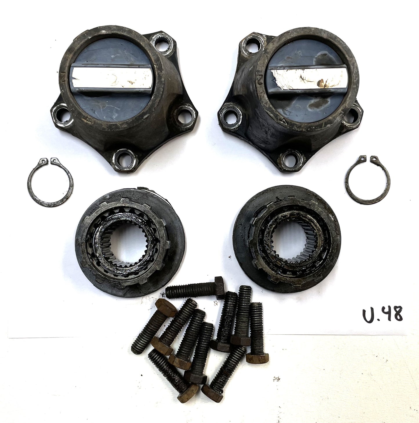 ¡Bujes de 5 pernos para Jeep CJ que se adaptan a modelos CJ5, CJ7 y CJ8 DANA 30 de 81 a 86, eje delantero con bloqueo de serie! 