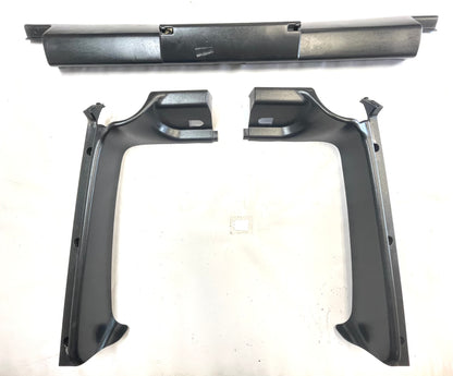 Jeep TJ Wrangler Windshield Trim plastic outer panels left right fits 03-06