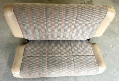 Jeep TJ Wrangler back Seat with brackets Tan factory folding rear 97-02