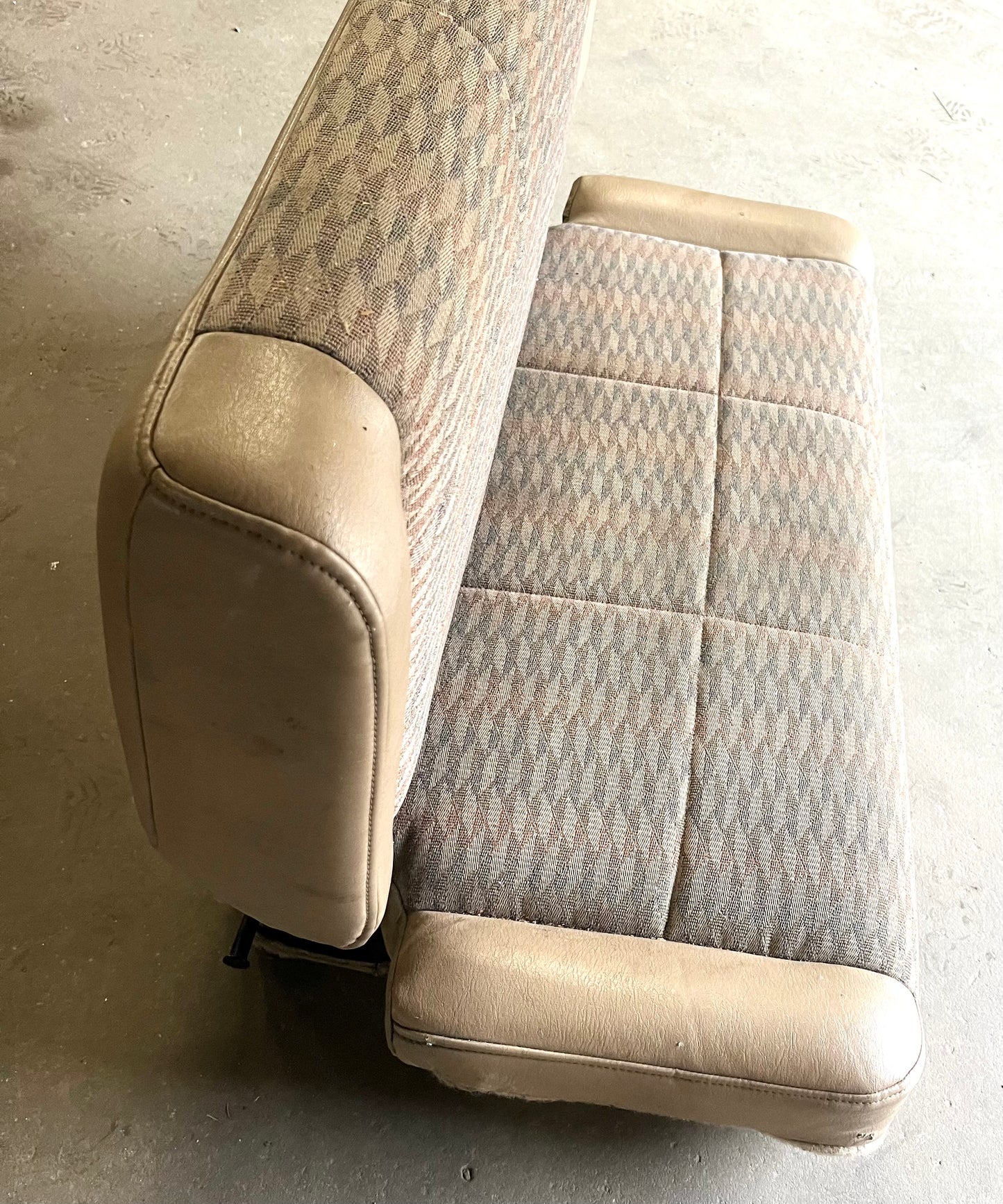 Jeep TJ Wrangler back Seat with brackets Tan factory folding rear 97-02