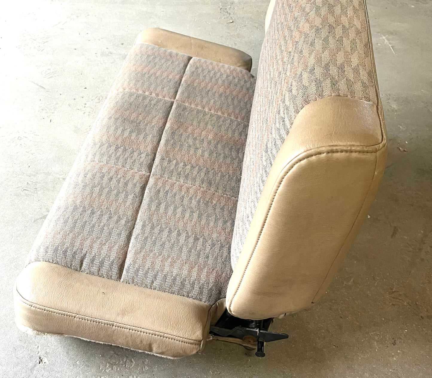 Jeep TJ Wrangler back Seat with brackets Tan factory folding rear 97-02