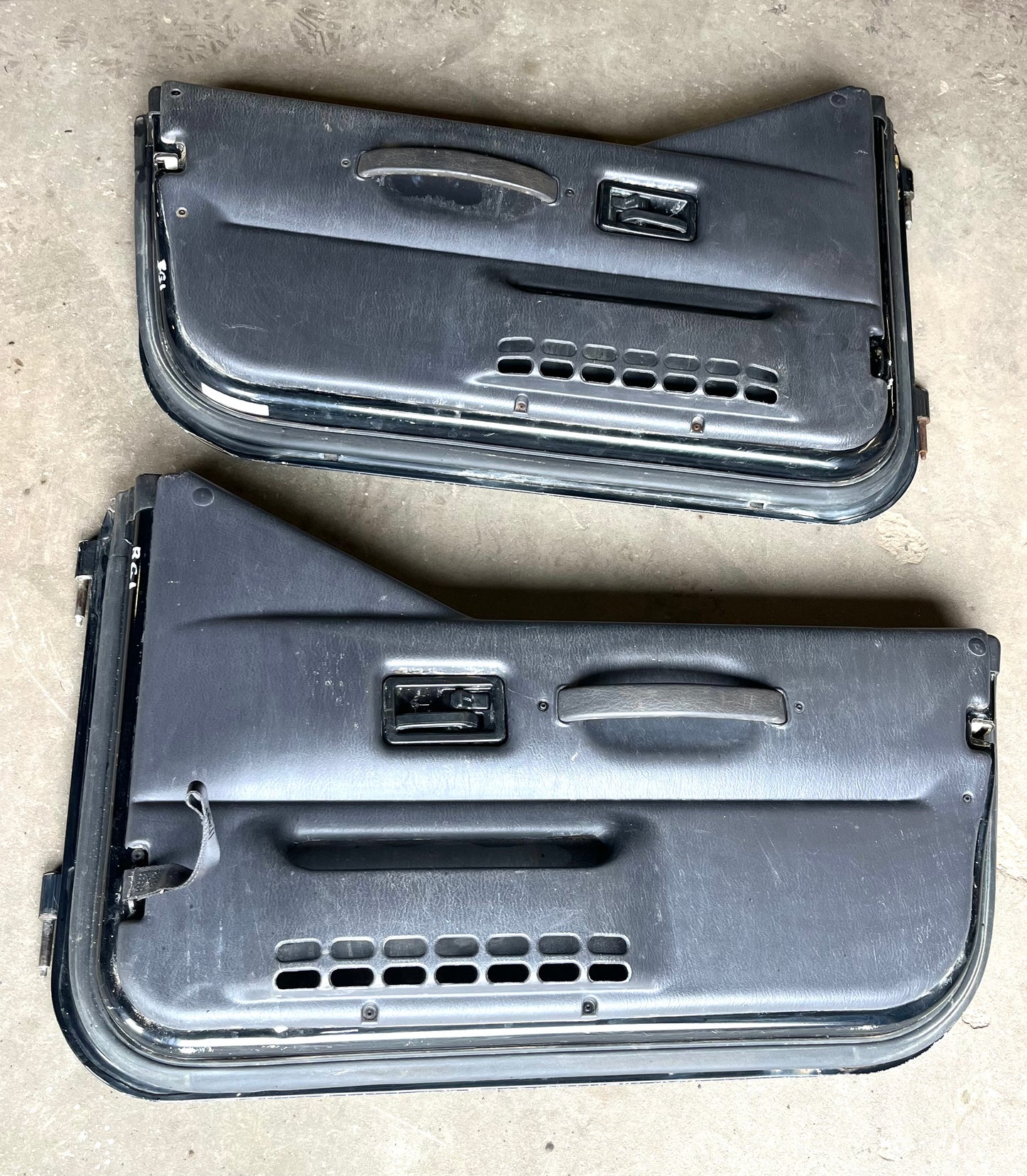 Jeep TJ Wrangler half doors Black left right door fits 97-06 agate panels