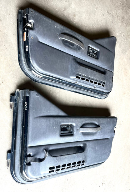 Jeep TJ Wrangler half doors Black left right door fits 97-06 agate panels