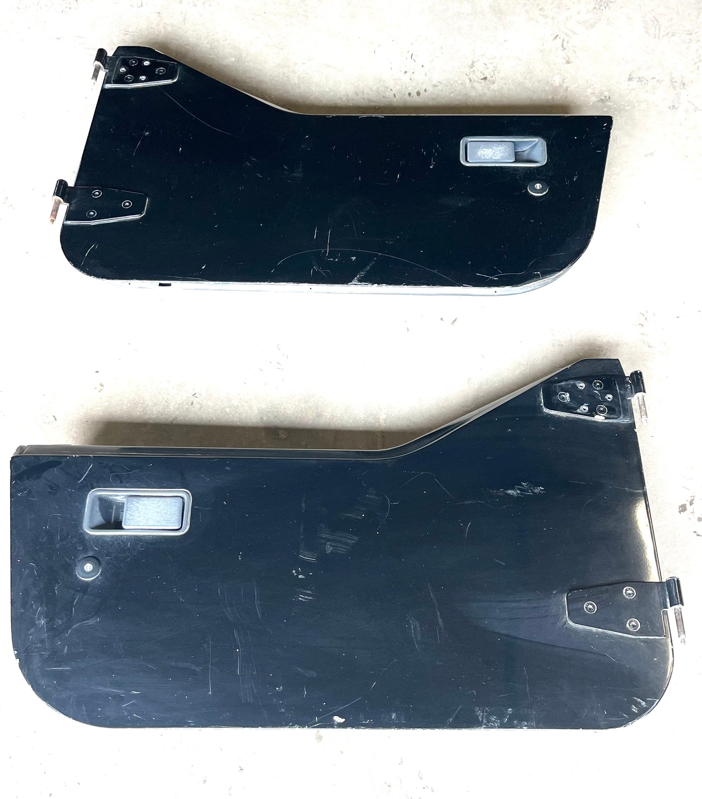 Jeep TJ Wrangler half doors Black left right door fits 97-06 agate panels