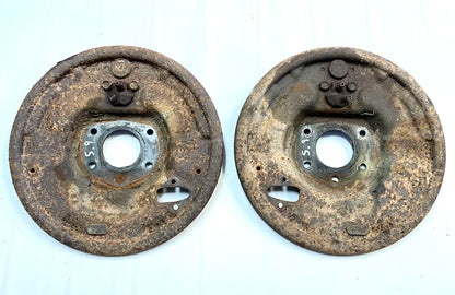 Placas de soporte para tambor de freno Jeep CJ5 CJ7 AMC 20, frenos izquierdo/derecho de 11"