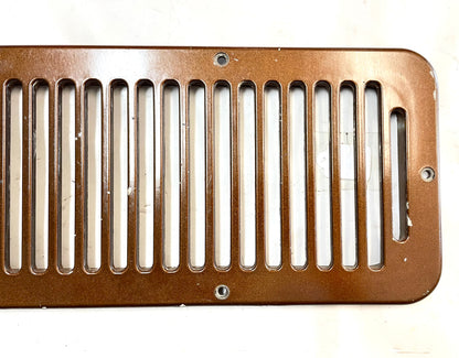 Jeep CJ Cowl Vent 6 hole CJ5 CJ7 fresh air intake plastic fits 78-86 Brown