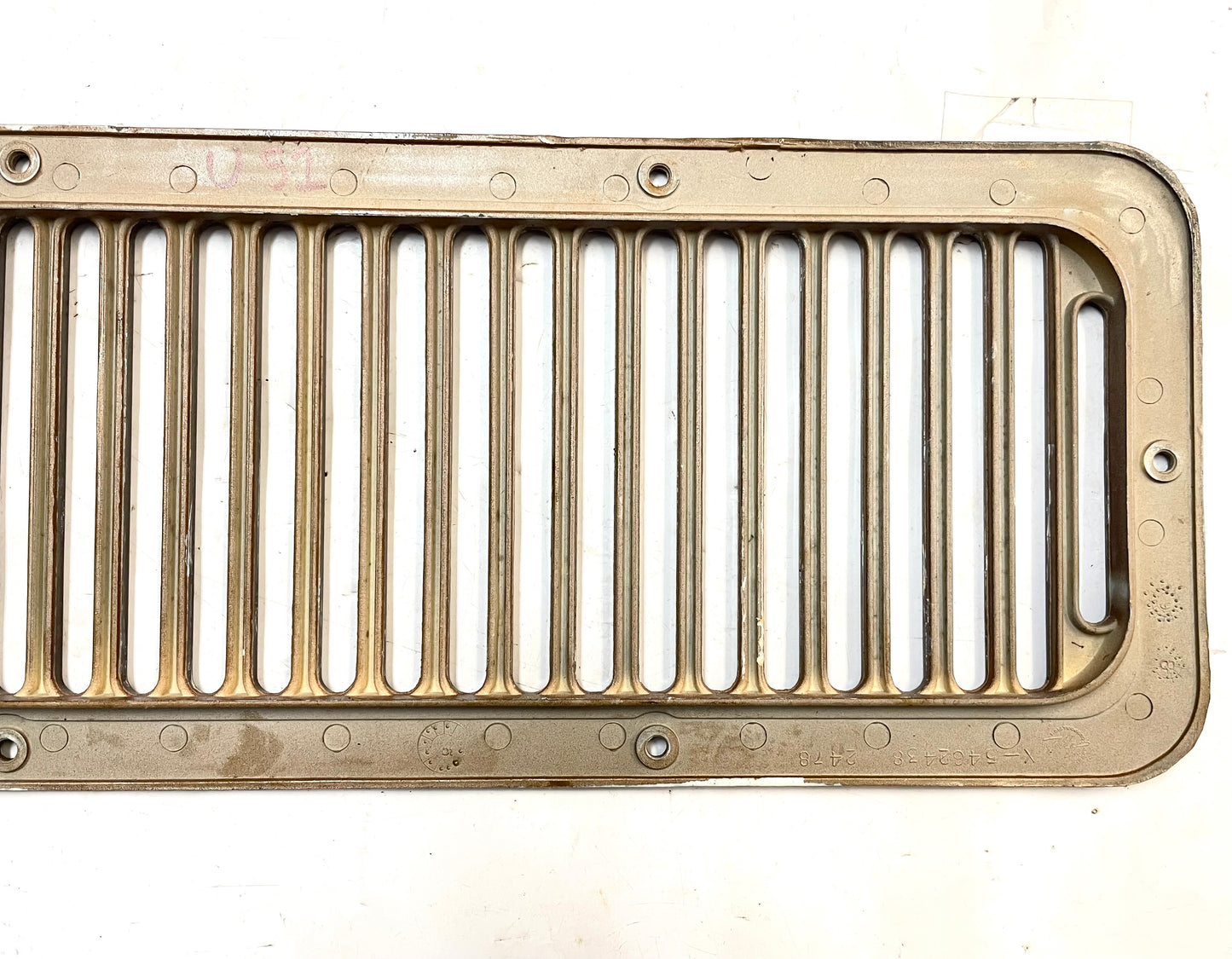Jeep CJ Cowl Vent 6 hole CJ5 CJ7 fresh air intake plastic fits 78-86 Brown