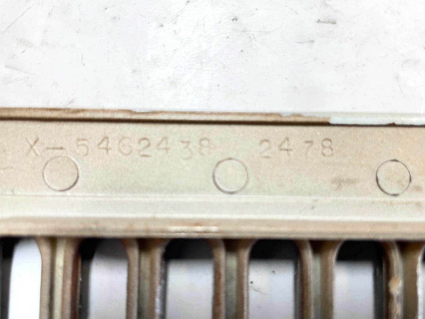 Jeep CJ Cowl Vent 6 hole CJ5 CJ7 fresh air intake plastic fits 78-86 Brown