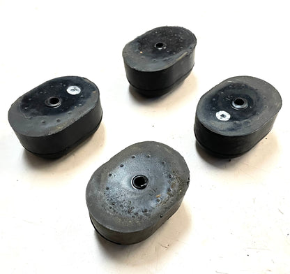 Almohadillas de tope para portón trasero de Jeep Wrangler YJ, tornillos de parachoques de goma 87-95 