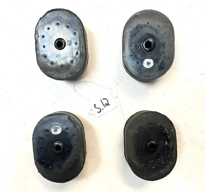 Almohadillas de tope para portón trasero de Jeep Wrangler YJ, tornillos de parachoques de goma 87-95 