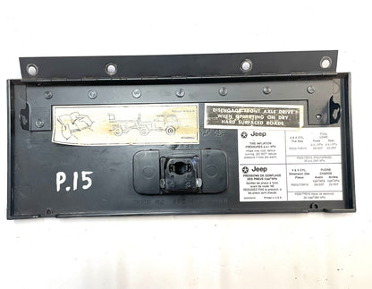 Tapa de guantera Jeep YJ con pestillo y bisagra Puerta Wrangler 87-95 ENVÍO GRATIS 
