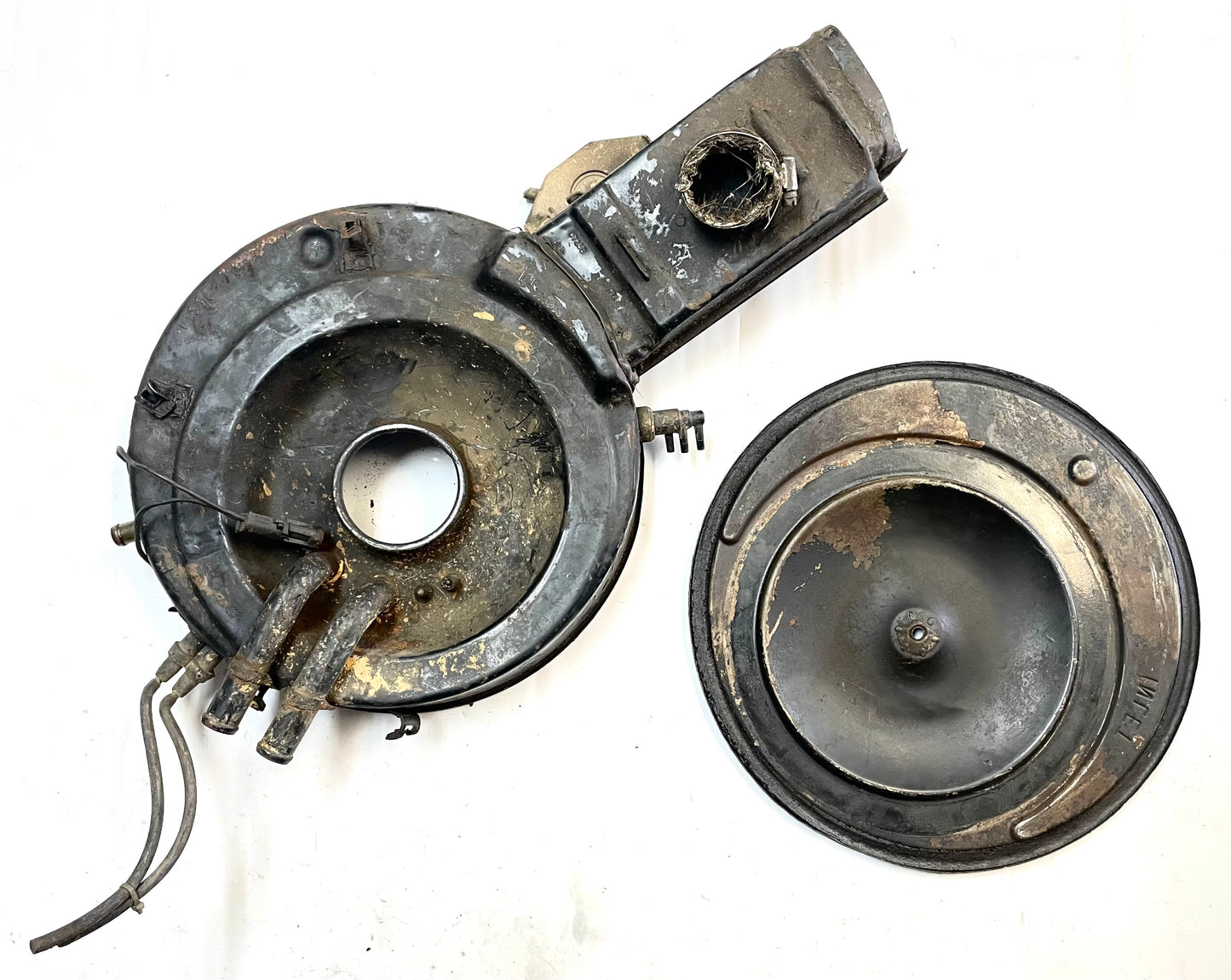 Caja de filtro de aire para Jeep, 6 cilindros, 258, 4.2, CJ5, CJ7, CJ8, carburador de 2 cuerpos, J10 