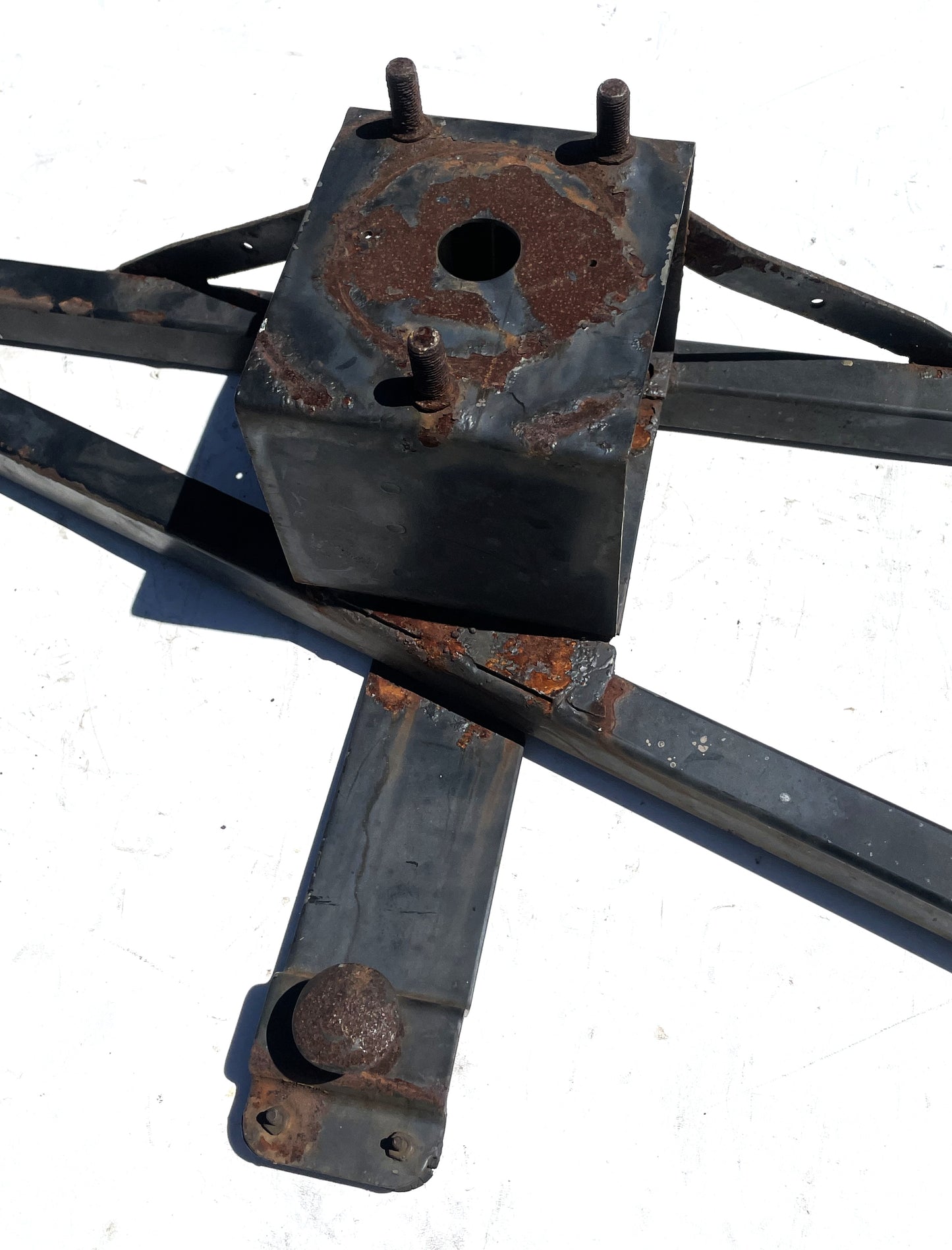 Jeep CJ Spare Tire Rack Carrier CJ7 CJ8 Factory Swing Away w/ Brackets FREE SHIP