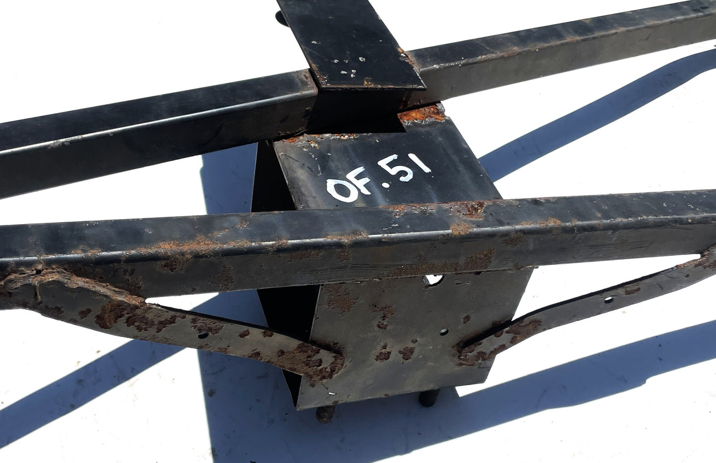 Jeep CJ Spare Tire Rack Carrier CJ7 CJ8 Factory Swing Away w/ Brackets FREE SHIP